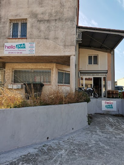 HELLO PUB / Pro Sérigraphie, Imprimeur à Saint-Raphaël